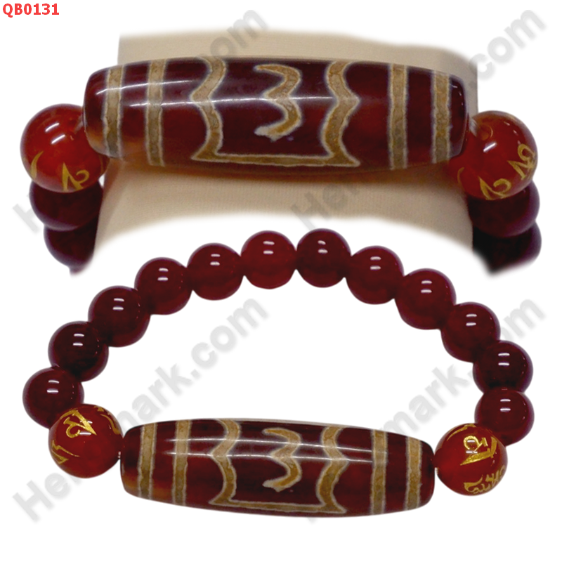 QB0131 สร้อยข้อมือหินทิเบต  ลายนกวิเศษ ราคา 599 บาท http://hengmark.com/view_product/QB0131.htm