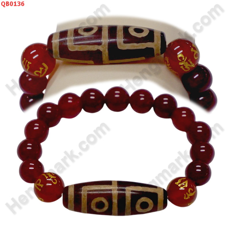 QB0136 สร้อยข้อมือหินทิเบต  ลาย 4 ตา ราคา 599 บาท http://hengmark.com/view_product/QB0136.htm