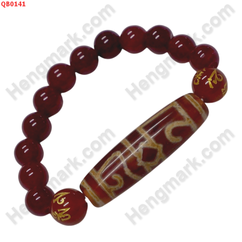 QB0141 สร้อยข้อมือหินทิเบต  ลายหมวกลามะ ราคา 599 บาท http://hengmark.com/view_product/QB0141.htm