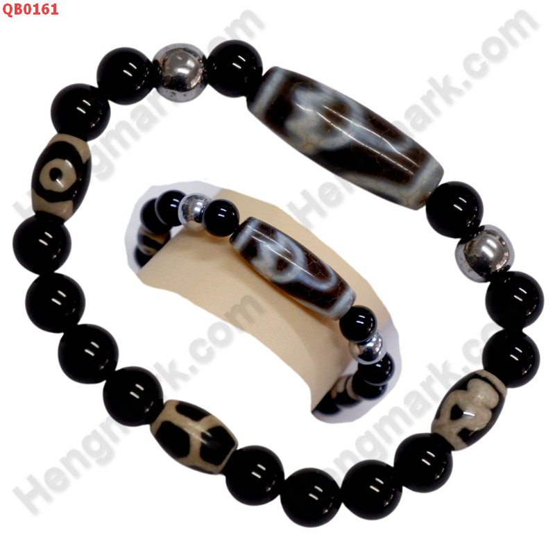 QB0161 สร้อยข้อมือหินทิเบต ลายดอกบัว ลายหินเก่า ราคา 499 บาท http://hengmark.com/view_product/QB0161.htm