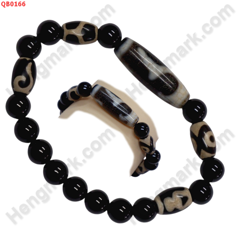 QB0166 สร้อยข้อมือหินทิเบต ลายตะขอ  ลายหินเก่า ราคา 499 บาท http://hengmark.com/view_product/QB0166.htm